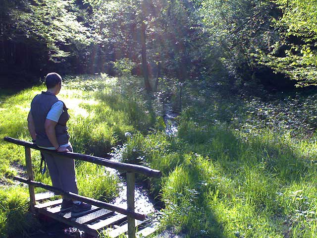 Anja auf Brücke