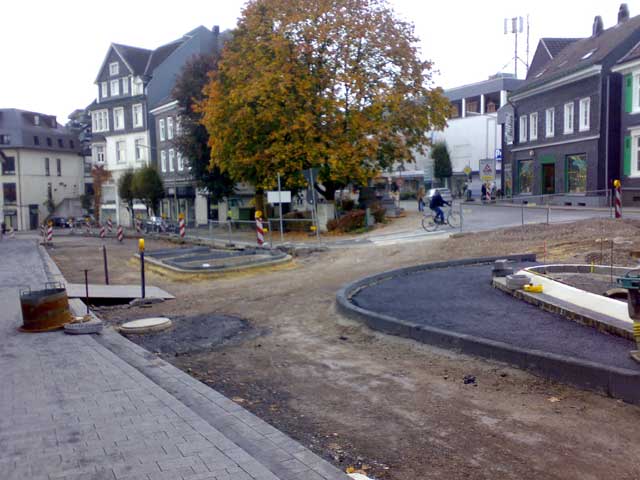 Baustelle Obere Remscheider Str. zur Thomas Mann Str.