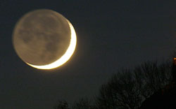 Mond als Sichel