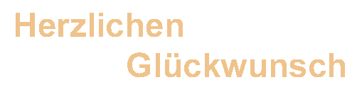 Herzlichen Glückwunsch