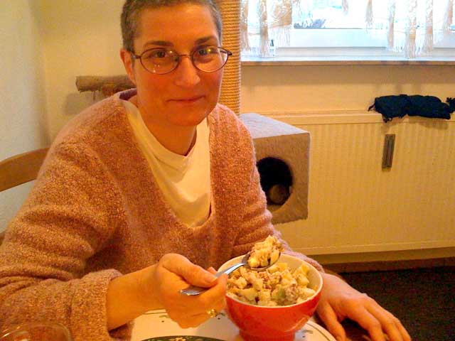 Anja mit Müsli