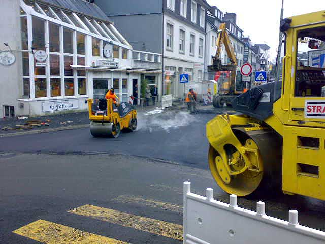 Straßenarbeiten in Wermelskirchen