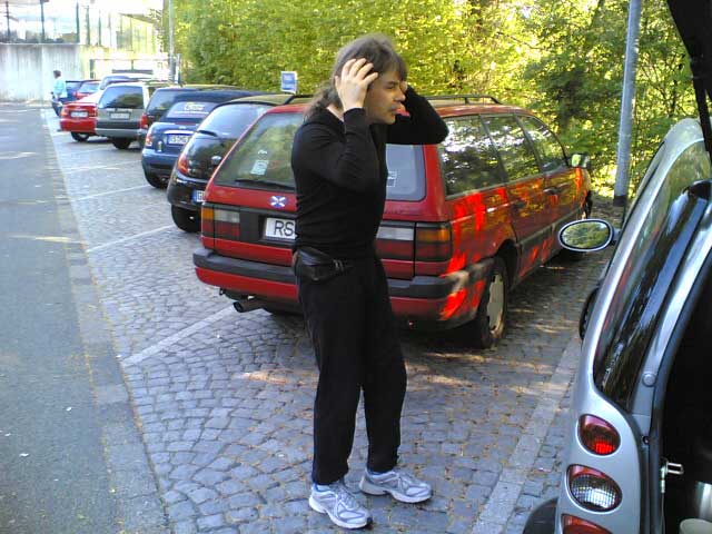 Frank S. beim Styling