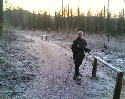 Anja im Winter 2005/2006