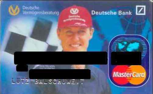 Kreditkarte Schumi